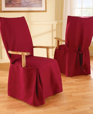 Buy dining chairs with arms and get the best deals at the lowest prices on ebay! Sure Fit Duck Arm Long Dining Chair Slipcover - Slipcovers ...