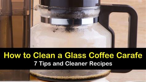 How to clean a coffee pot. How to Clean a Glass Coffee Carafe - 7 Tips and Cleaner ...