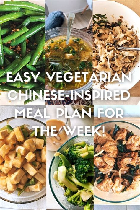 Easy Chinese Vegetarian Vegan Recipes For The Week