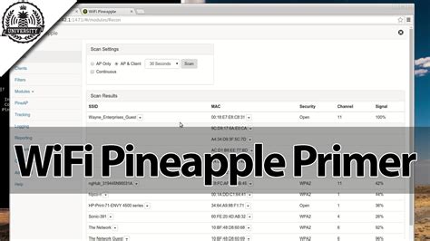 On the wifi pineapple tetra it is now possible to allow ssh and webinterface access over the wan port. WiFi Pineapple Primer - From Recon to PineAP - YouTube