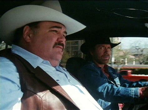 Gailard Sartain With Chuck Norris On Walker Texas Ranger Chuck Norris