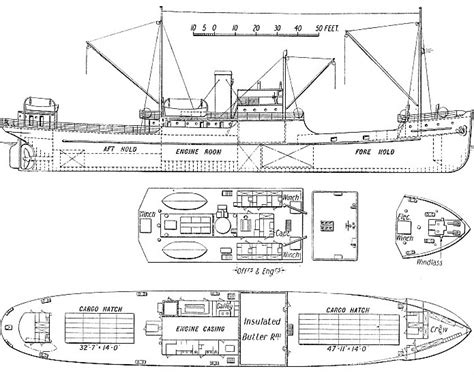Cargo Ship Diagram