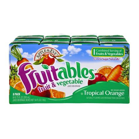 Save On Apple And Eve Fruitables Tropical Orange Fruit And Vegetable Juice