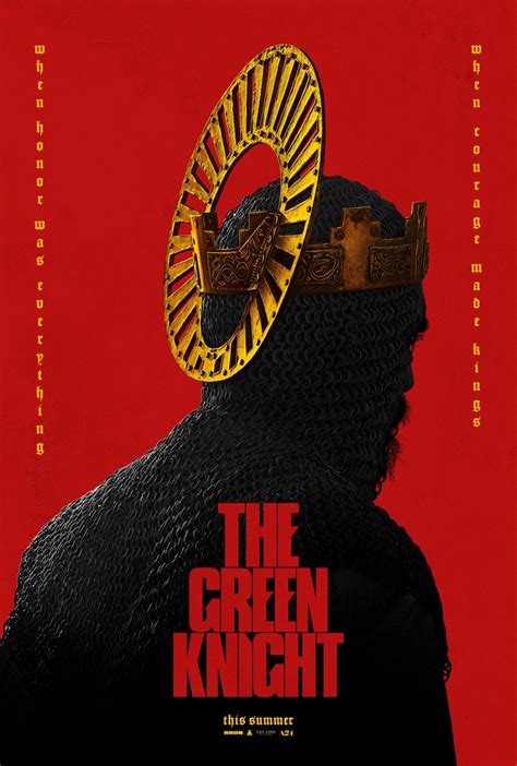 Dev patel as sir gawain alicia vikander as lady / esel joel edgerton as lord sarita choudhury as mother / morgan le fay ralph ineson as the green knigh. The First Trailer For THE GREEN KNIGHT Is Metal As Hell ...