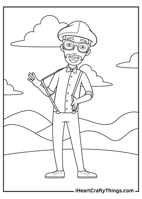 Free Blippi Coloring Pages Printable Coloring Pages