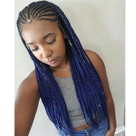 What out of the ordinary hairstyles have you done using beads? Blue Salt Braid Extensions - Supermelanin | Natural Hair ...