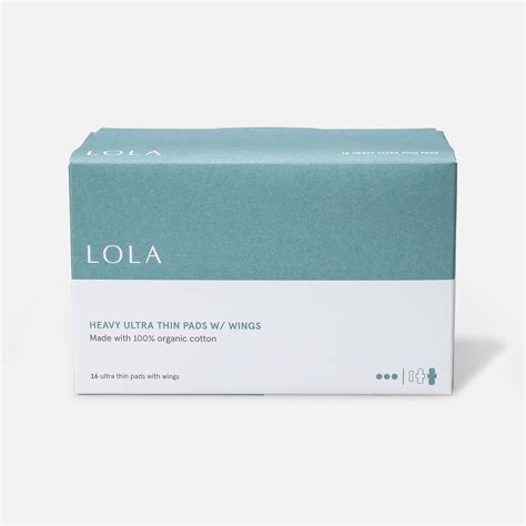 Lola Heavy Ultra Thin Pads With Wings 48 Ct
