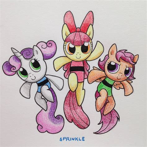 Powerpuff Ponies By Sprinklebun On Deviantart