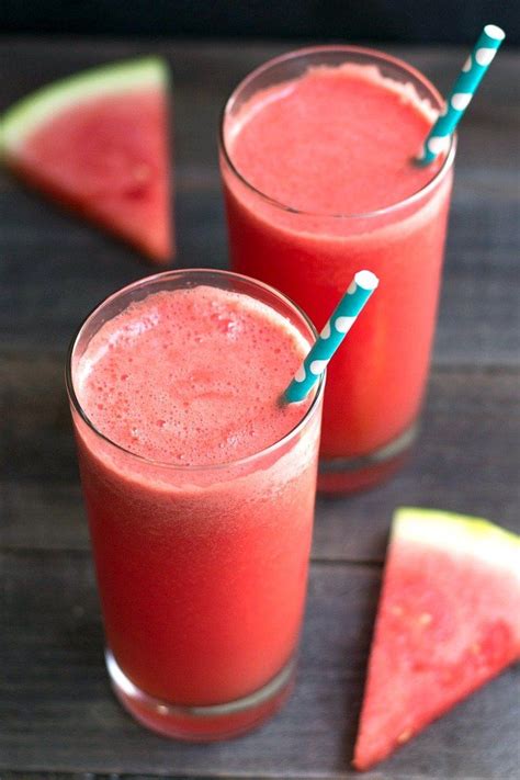 This Watermelon Slushie Recipe Is The Perfect Cold Drink For A Hot