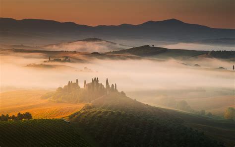 Wallpaper Italy Tuscany Hills Hd Widescreen High Definition