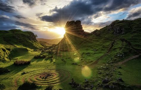 Wallpaper Sunset Scotland Scotland Isle Of Skye Images For Desktop