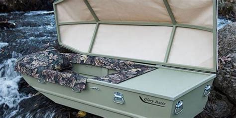 Jon Boat Casket Now The Deceased Can Fish For Eternity ⋆ Outdoor