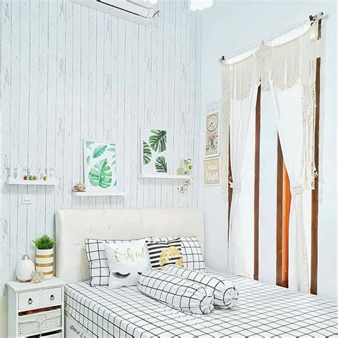 Tirai magnet anti nyamuk tirai pintu tirai kamar tidur / kelambu motif: Ide Dekorasi Dan Cat Kamar Tidur Cerah | Kamar Tidur ...