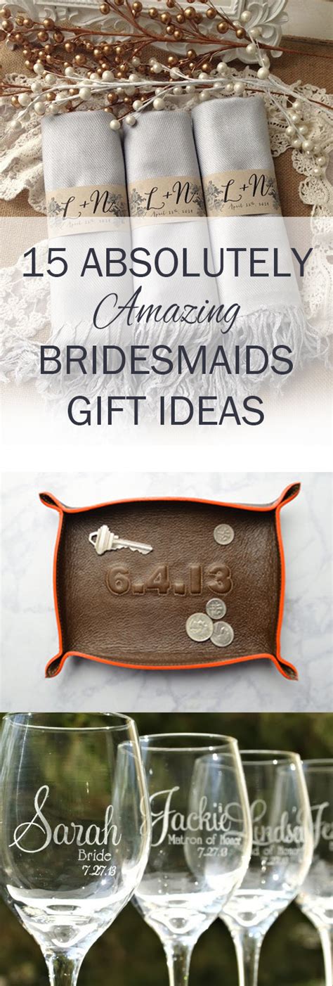 Check spelling or type a new query. 15 Absolutely Amazing Bridesmaids Gift Ideas ~ Oh My Veil ...