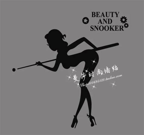 Customize Sexy Lady Glass Pattern Decals Sticker Wall Decor For Pub Bar Billiards Ktv 22 Colors