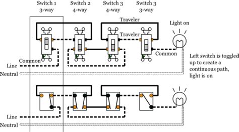 4 Way Switch Schematic Diagram