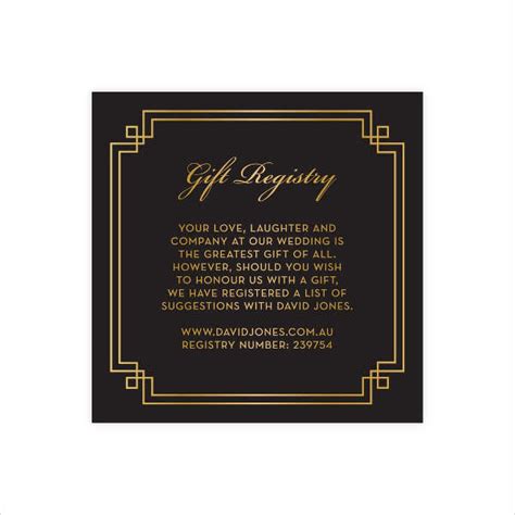Of all the wedding registry ideas on the internet, it can be hard to the contents of a wedding registry will vary for every couple. Gift Card Templates | Free & Premium Templates