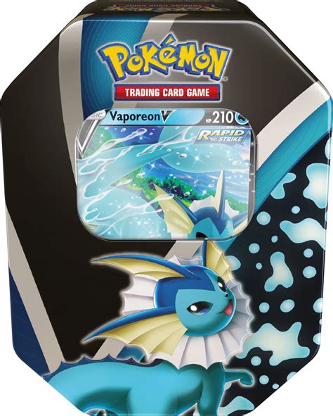 Buy Pokémon Vaporeon V Eevee Evolutions Tin Hirocards