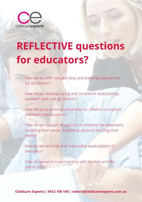 Because an interview is typically brief, properly planning and. Reflective questions for educators? | Reflective teaching, Early childhood learning, Learning ...