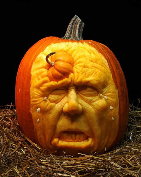 Crazy Pumpkin Carvings Stamfordadvocate
