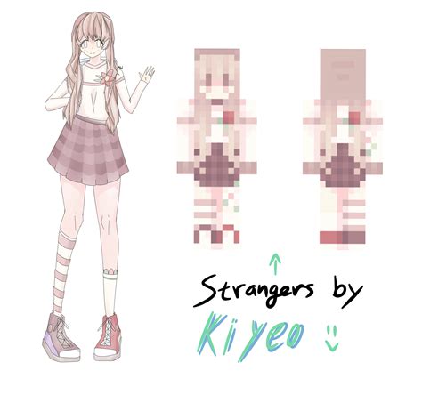 Week 1 Of Me Drawing Minecraft Skins As Anime Characters Rminecraft