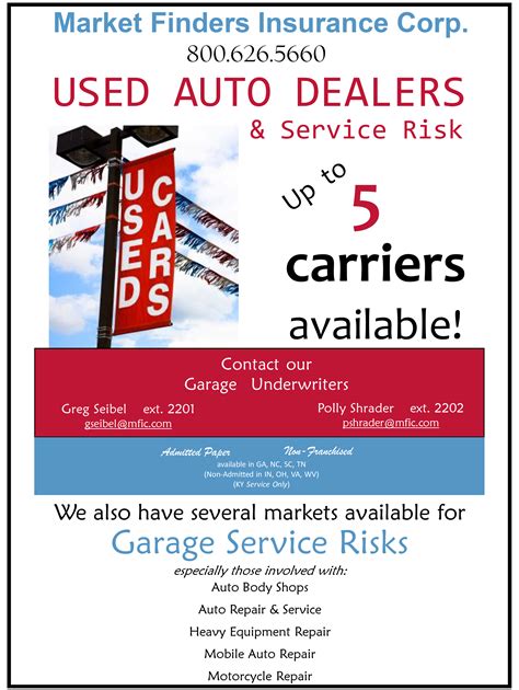 Maybe you would like to learn more about one of these? used-auto-dealer - Market Finders Insurance Corp