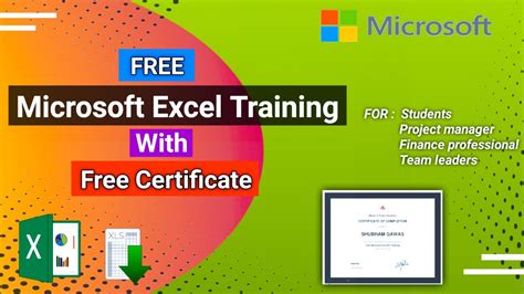 Free Certification Courses Microsoft Excel Full Course Free Courses
