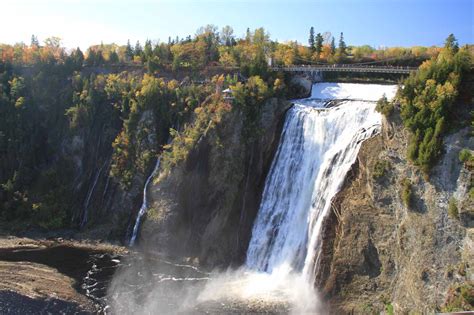 Chute Montmorency A World Class Waterfall Near Quebec City