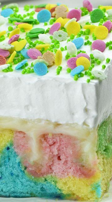 Easter Poke Cake Recipe Poke Cake Lemon Cake Mixes Fun Easter Dessert