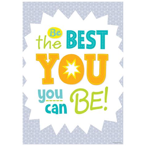 Creative Teaching Press Be The Best You Inspire U Poster Paint Ctp0312