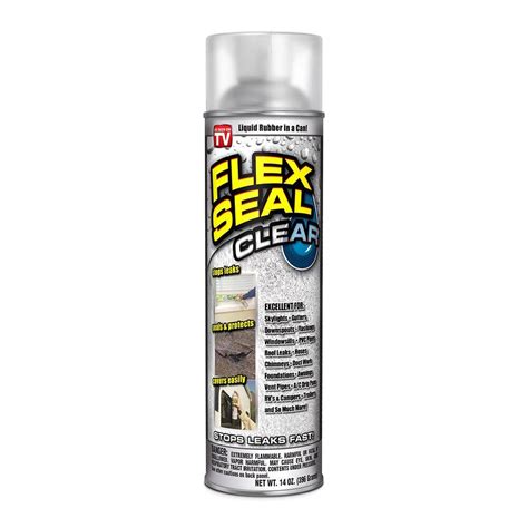 Flex Seal Fscl20 14 Ounce Clear Liquid Rubber Sealant Spray At Sutherlands