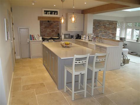 Bespoke Painted Kitchen Painted In Elephants Breath Solid Pine Carcass