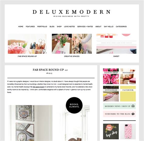 Journal Blog Website Design Blog Layout Design