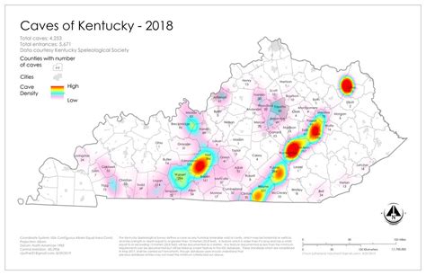 Kentucky Cave Distribution 2018 A Photo On Flickriver
