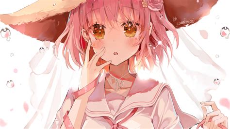 Cute Anime Girl 2048x1152