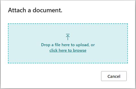 Drag And Drop Files Onto The File Upload Dialog Microsoft Learn