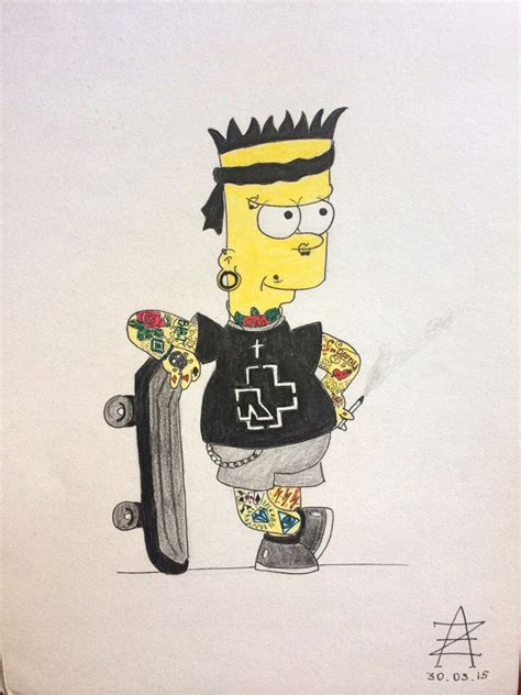 Bad Bart Simpson By Annabangbang On Deviantart