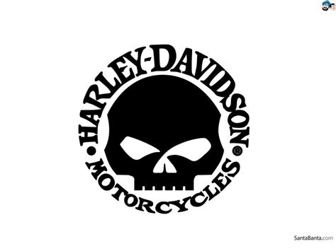 Harley Davidson Skull Logo Wallpapers Wallpaper Cave