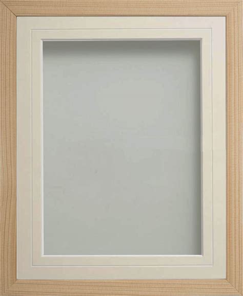 Webber Beech 24x16 Frame With Ivory V Groove Mount Cut For Image Size