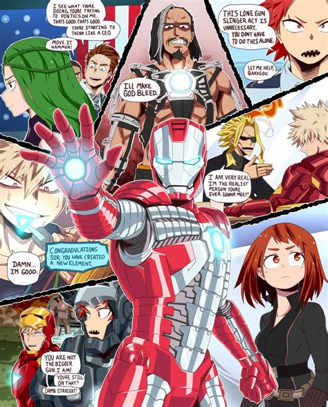 Katsuki Bakugou Iron Man 2 My Hero Academia Amino