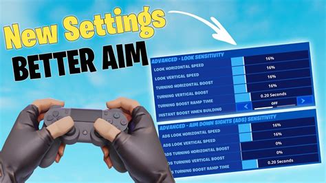 The Best Fortnite New Controller Settings After Update Youtube