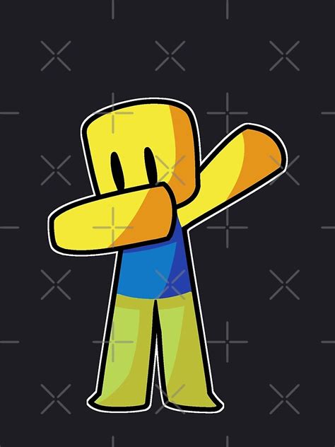 Roblox Dabbing Dab Hand Drawn Gaming Noob T For Gamers T Shirt By