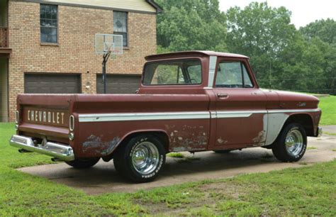 1966 Chevrolet C10 Swb Custom Cab Fleetside Pickup Truck Classic