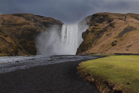 Skogafoss Waterfall Iceland Photograph By Thad Roan Pixels