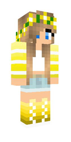 Cute Yellow Girl Minecraft Skins Cute Minecraft Skins Yellow