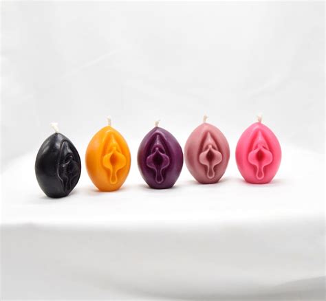 Vagina Candle Soy And Beeswax Color Vulva Candle Pussy Candle Yoni