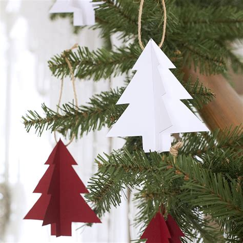 How To Make Paper Christmas Tree Decorations