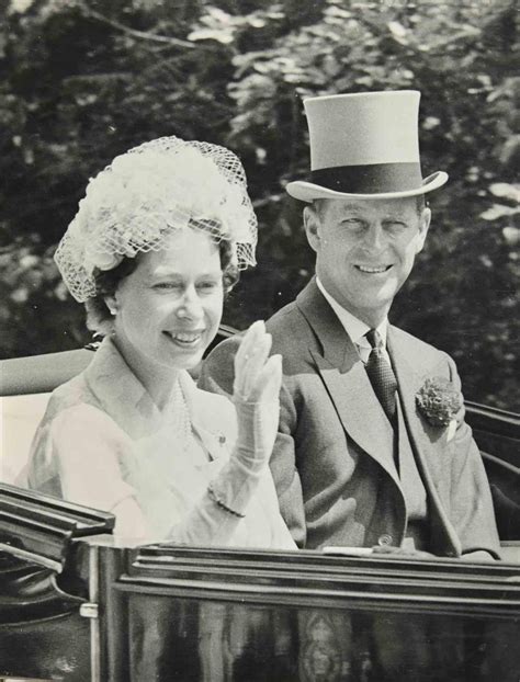 Unknown La Reina Isabel Y El Príncipe Felipe Fotografía 1960 En