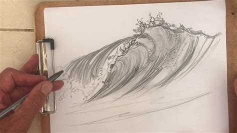 How To Draw Ocean Wave Draw Space