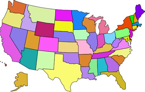 United States Map Clipart I2clipart Royalty Free Public Domain Clipart